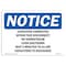 Signmission OSHA Notice, 5" Height, Capacitor Connected Within This Disconnect Sign, 7" X 5", Landscape OS-NS-D-57-L-10434 - alternate 1